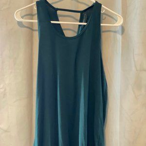 Essence Tie Back Tank Dark Jade